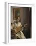 The Guitar Player. 1672-Johannes Vermeer-Framed Giclee Print