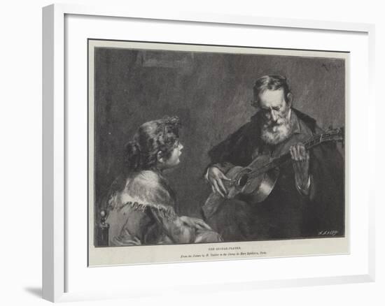 The Guitar-Player, in the Champ De Mars Exhibition, Paris-null-Framed Giclee Print