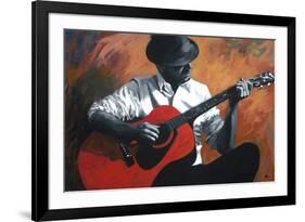 The Guitar Player-Shawn Mackey-Framed Giclee Print