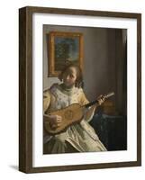 The Guitar Player-Johannes Vermeer-Framed Giclee Print
