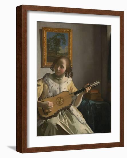 The Guitar Player-Johannes Vermeer-Framed Giclee Print