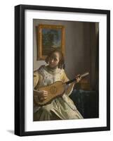 The Guitar Player-Johannes Vermeer-Framed Giclee Print