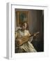 The Guitar Player-Johannes Vermeer-Framed Giclee Print