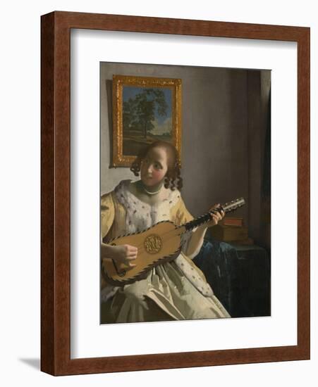 The Guitar Player-Johannes Vermeer-Framed Giclee Print