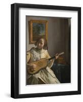 The Guitar Player-Johannes Vermeer-Framed Giclee Print