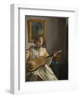 The Guitar Player-Johannes Vermeer-Framed Giclee Print