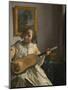 The Guitar Player-Johannes Vermeer-Mounted Giclee Print