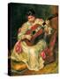 The Guitar Player-Pierre-Auguste Renoir-Stretched Canvas