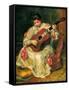 The Guitar Player-Pierre-Auguste Renoir-Framed Stretched Canvas