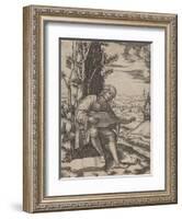 The Guitar Player-Marcantonio Raimondi-Framed Giclee Print