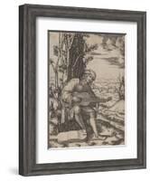 The Guitar Player-Marcantonio Raimondi-Framed Giclee Print