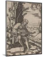 The Guitar Player-Marcantonio Raimondi-Mounted Giclee Print