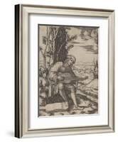 The Guitar Player-Marcantonio Raimondi-Framed Giclee Print