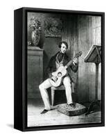 The Guitar Player-Jules David-Framed Stretched Canvas