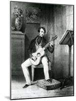 The Guitar Player-Jules David-Mounted Giclee Print
