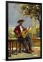 The Guitar Player-Julio Vila y Prades-Framed Giclee Print