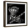 the guitarist-Piet Flour-Framed Photographic Print