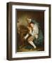 The Guitarist-Jean Baptiste Greuze-Framed Giclee Print