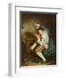 The Guitarist-Jean Baptiste Greuze-Framed Giclee Print