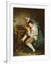 The Guitarist-Jean Baptiste Greuze-Framed Giclee Print