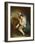 The Guitarist-Jean Baptiste Greuze-Framed Giclee Print