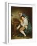 The Guitarist-Jean Baptiste Greuze-Framed Giclee Print