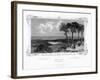 The Gulf of Baja from Camaldoli, Italy, 19th Century-J Poppel-Framed Giclee Print