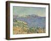 The Gulf of Marseilles Seen from L'Estaque, c.1885-Paul Cezanne-Framed Giclee Print