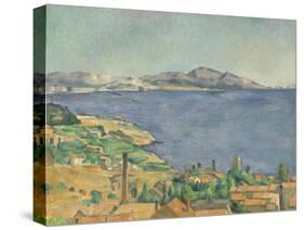 The Gulf of Marseilles Seen from L'Estaque, c.1885-Paul Cezanne-Stretched Canvas