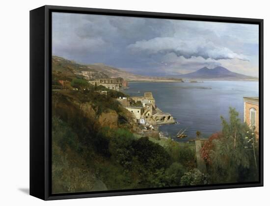 The Gulf of Naples, 1883-Oswald Achenbach-Framed Stretched Canvas