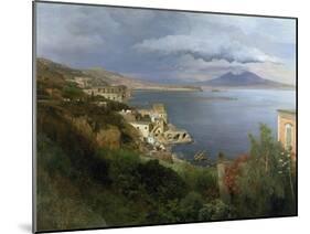 The Gulf of Naples, 1883-Oswald Achenbach-Mounted Giclee Print