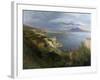 The Gulf of Naples, 1883-Oswald Achenbach-Framed Giclee Print