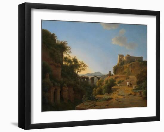 The Gulf of Naples with the Island of Ischia in the Distance, 1818-Joseph August Knip-Framed Giclee Print