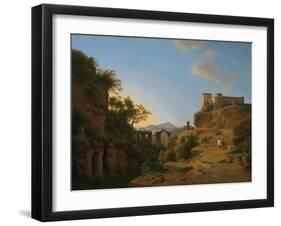 The Gulf of Naples with the Island of Ischia in the Distance, 1818-Joseph August Knip-Framed Giclee Print