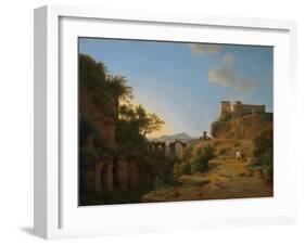 The Gulf of Naples with the Island of Ischia in the Distance, 1818-Joseph August Knip-Framed Giclee Print