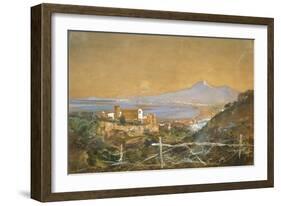 The Gulf of Naples-Giacomo Campi-Framed Giclee Print