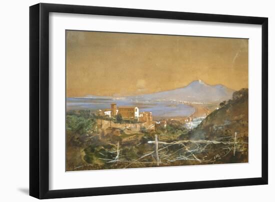 The Gulf of Naples-Giacomo Campi-Framed Giclee Print