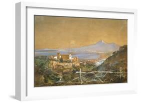 The Gulf of Naples-Giacomo Campi-Framed Giclee Print