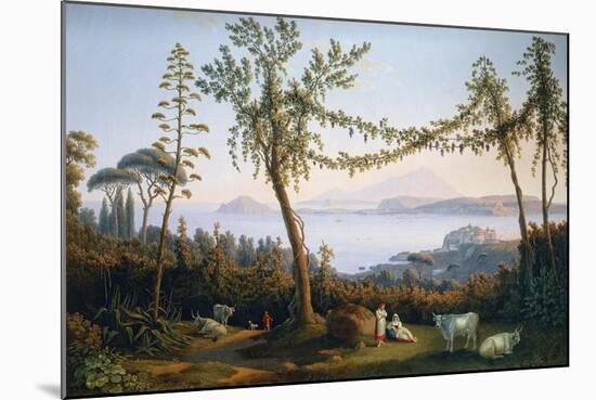 The Gulf of Pozzuoli, 1737-1807-Jacob Philipp Hackert-Mounted Giclee Print