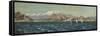 The Gulf of Rosas (Oil on Board)-Henry Moore-Framed Stretched Canvas