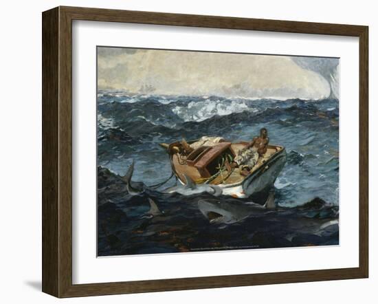 The Gulf Stream, 1899-Winslow Homer-Framed Art Print