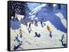 The Gully, Belle Plagne, 2004-Andrew Macara-Framed Stretched Canvas