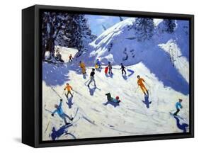 The Gully, Belle Plagne, 2004-Andrew Macara-Framed Stretched Canvas