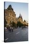 The Gum on Red Square at Sunset, Moscow, Russia, Europe-Michael Runkel-Stretched Canvas