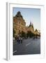 The Gum on Red Square at Sunset, Moscow, Russia, Europe-Michael Runkel-Framed Photographic Print