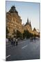 The Gum on Red Square at Sunset, Moscow, Russia, Europe-Michael Runkel-Mounted Photographic Print