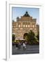 The Gum on Red Square at Sunset, Moscow, Russia, Europe-Michael Runkel-Framed Photographic Print