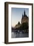 The Gum on Red Square at Sunset, Moscow, Russia, Europe-Michael Runkel-Framed Photographic Print