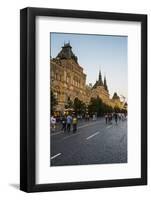 The Gum on Red Square at Sunset, Moscow, Russia, Europe-Michael Runkel-Framed Photographic Print