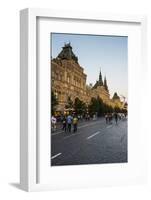 The Gum on Red Square at Sunset, Moscow, Russia, Europe-Michael Runkel-Framed Photographic Print